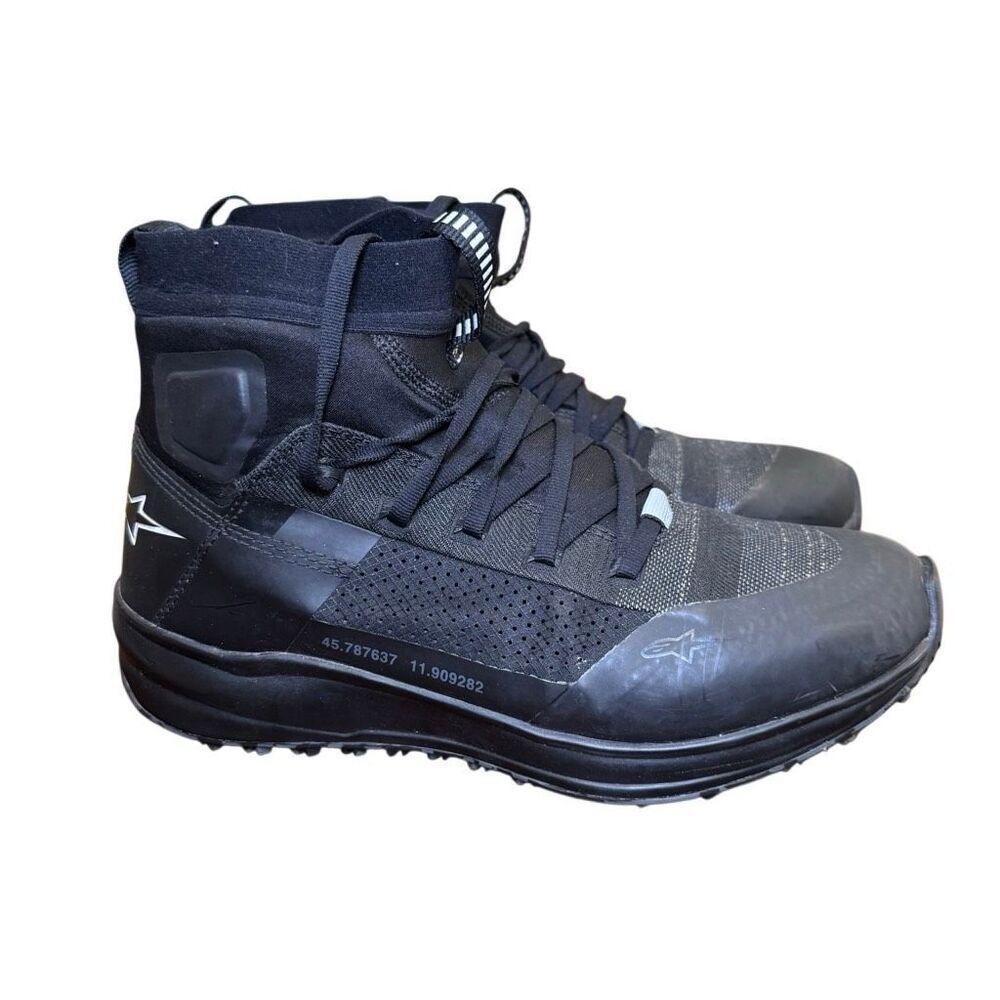 Alpinestars 2654321-10-9 Speedforce Shoes Mens Size 9 Black Motorcycle Shoes